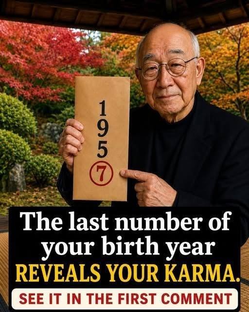 Look at the last digit of your birth year and discover your hidden karma…see more