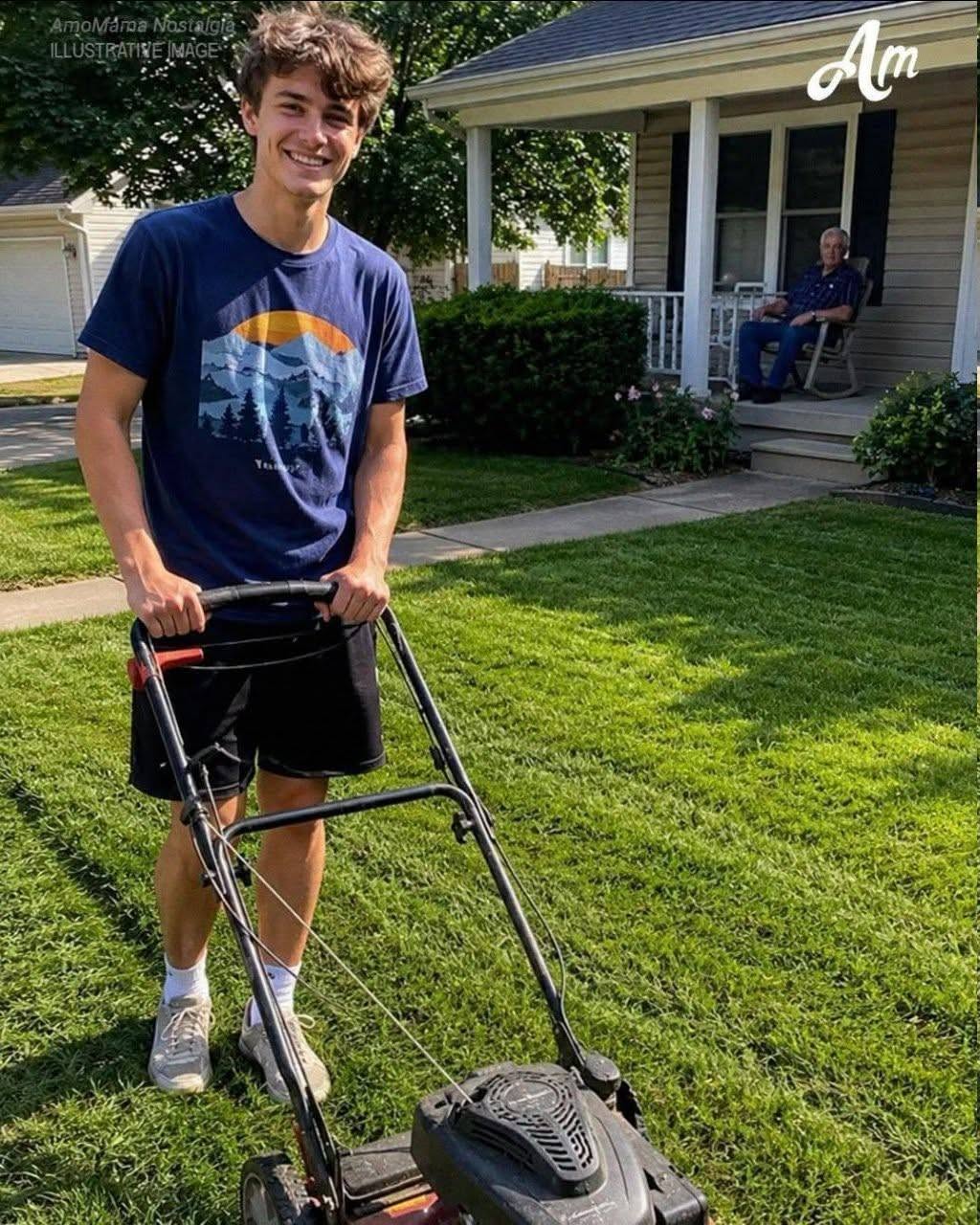 My Teenage Son Mowed Our Lonely Neighbor’s Lawn for Free Every Saturday for 4 Years – at the Old Man’s Funeral, a Lawyer Handed Him an Envelope and Said, ‘He Left Very Specific Instructions for You’